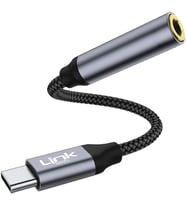 A195 Type-C - 3.5mm Jack Kulaklık Dönüştürücü Silver-Gri