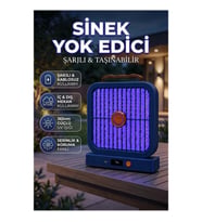 Elektrikli Sinek Öldürücü 365 nm UV Işıklı Masaüstü Mavi Cihaz