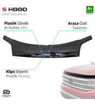Uyumlu Connect ABS Plastik Kaput Rüzgarlığı 2003-2008 A+Kalite Parça