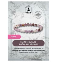 Fantom Kuvars 6mm Doğal Taş Bileklik