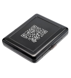 QR Kodlu Gizli Mesajlı Siyah Sigara Tabakası
