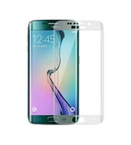 Samsung Galaxy S6 Edge Plus Ekran Koruyucu 5d Kırılmaz Cam Tam Kapatan Kaplayan Beyaz