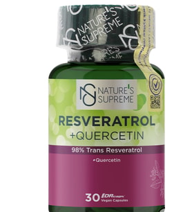 Nature's Supreme Resveratrol + Quercetin 30 Kapsül