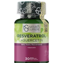 Nature's Supreme Resveratrol + Quercetin 30 Kapsül