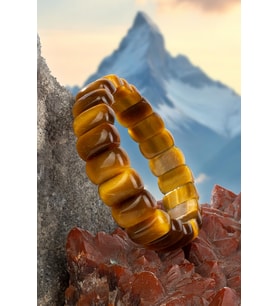 Kaplangözü Doğal Taş Parlak Oval Faset Kesim 9x16mm Bileklik
