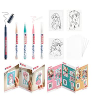 Edding 5300 Akrilik Boyama Markörü 1-2 mm 5 Renk Set Manga
