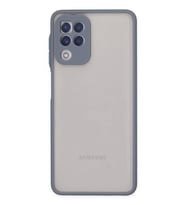 Newface Samsung Galaxy A22 Kılıf Montreal Silikon Kapak - Gri