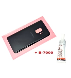 Tkgz Samsung Galaxy S9 Arka Pil Batarya Kapağı (CAM+B-7000) SİYAH