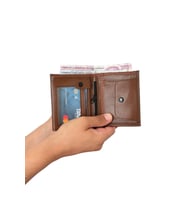 Premium Serisi Lüks Deri Özel Üretim Dikey Klasik Bozuk Para Bölmeli Erkek Cüzdanı (Çok Renkli)