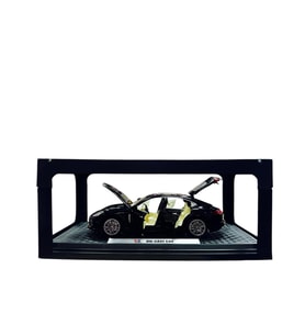 1:24 Metal Model Koleksiyon Araba Porsche Siyah 21 CM CZ127B (Çok Renkli)