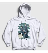 Presmono Unisex Beyaz All Anime Spy X Family Kapüşonlu Sweatshirt 316911tt