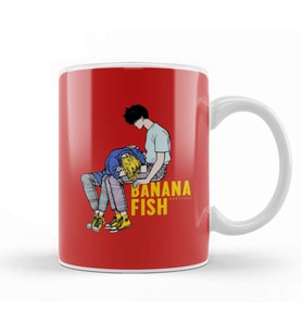 Banana Fish Retro Kupa Bardak Porselen