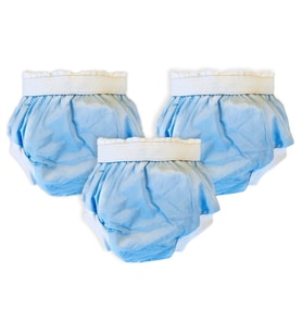 Pierre Cardin 3'lü Alıştırma Külodu 16-22kg - Mavi