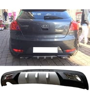 Kia Ceed Difüzör Difizör Gri + Kare Egzoz Görünüm C Tip 2008 - 2012