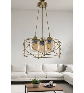 ÜÇLÜ CURVA AVİZE METAL BAL CAMLI