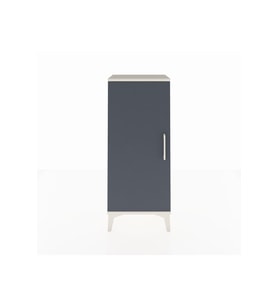 Arges Komodin 2 Raflı Tek Kapaklı 44x30x106 Aytaşı-Antrasit