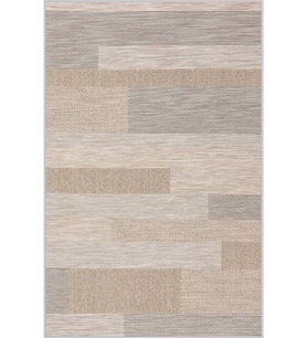 Eliana Home Baskılı, Yıkanabilir Kaymaz Taban Salon Halısı LNA1247 100x150 cm (Bej)