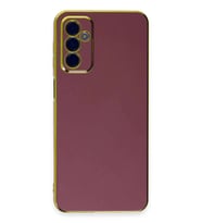 Galaxy M23 Kılıf Volet Silikon - Kırmızı