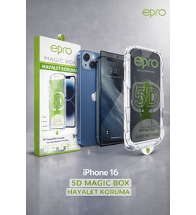 Epro iPhone 16 5D Magic Box Hayalet Ekran Koruyucu