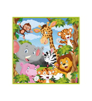 Safari Temalı Lisanslı Kağıt Peçete 33x33 16'lı