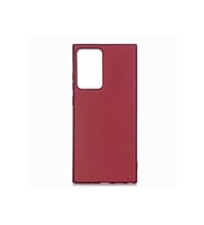 Samsung Galaxy Note 20 Ultra Uyumlu Kılıf Zore Premier Silikon Kapak (Mürdüm)