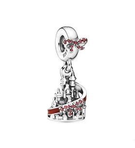 Nur Silver Şato Sallantılı Gümüş Charm NUR-BL12464