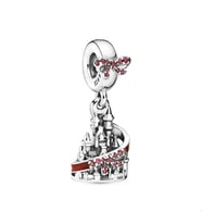 Nur Silver Şato Sallantılı Gümüş Charm NUR-BL12464