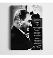 Atatürk Refah Kanvas Tablo