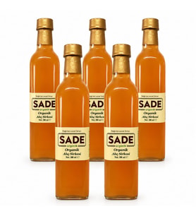 SADE ORGANİK ALIÇ SİRKESİ 5 x 500 ML