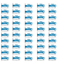 Burpak HDPE İş Temizlik Tek Kullanımlık Şeffaf Eldiven / Büyük Boy / 100 Adetlik 50 Paket - Koli