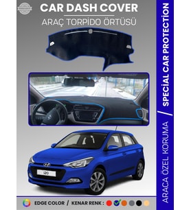 HYUNDAİ İ20 (2008-2014) Torpido Örtüsü Göğüs Koruma Araca Özel UV Koruma Kaymaz