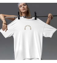 Dijital Baskılı Unisex Tshirt, Günlük Kullanıma Uygun Pamuklu Regular Tshirt (Beyaz)