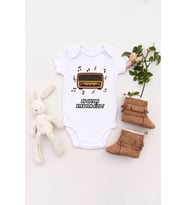 Unisex Bebek Bu Gecede Uyku Yok Size Baskılı Body Zıbın
