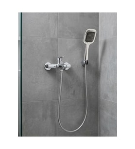 Dayanıklı Banyo Duş Seti El Duşu Başlığı Spiral Hortum