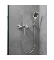 Dayanıklı Banyo Duş Seti El Duşu Başlığı Spiral Hortum