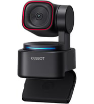 Tiny 3 Lite Yapay Zeka Destekli Mekansal Ses 4K Web Kamerası - 1/2" Sensörlü Kompakt AI Takip PTZ Kamera, Üç Mikrofonlu, Ses Kontrolü, 120FPS, HDR, PC, Mac, Dizüstü Bilgisayar, Akış, Toplantı