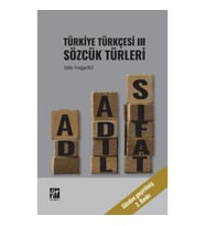 Türkiye Türkçesi III Sözcük Türleri