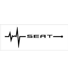 Sea t Nabız Kalp atışı sticker 2 adet kelebek cam