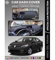 RENAULT FLUENCE NAVİGASYONLU BÜYÜK EKRANLI (2013-2016) Torpido Örtüsü Panel Torpido Koruma Tam Uyum