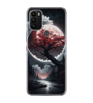 GM 21 Plus Kılıf HD Resim Baskılı Ağaç ve Ay StKd -057