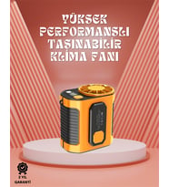 Sessiz Turbo Fan – Kamp, Spor, Ofis İçin Taşınabilir Mini Soğutucu