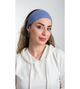 İndigo Bandana Saç Bandı Viskon Düz 3012_34