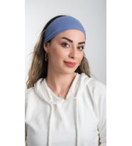 İndigo Bandana Saç Bandı Viskon Düz 3012_34