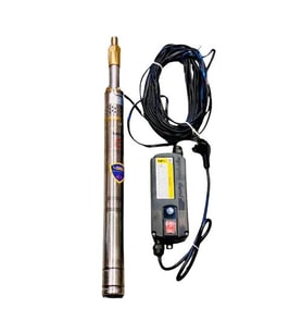 2 GD 1-50 mm Çapında 0.5 HP 2" Boruya Göre Dalgıç Pompa+Motor+Pano+20 mt. Kablo