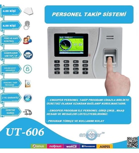 PARMAK İZİ KART OKUTMA VE ŞİFRELİ GEÇİŞ İLE PROGRAM KURULUM EĞİTİM DAHİL