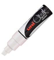 UNİ BALL PWE-8K CHALK SU BAZLI SİYAH TAHTA MARKÖRÜ 8.0 mm BEYAZ