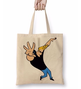 Johnny Bravo Bez Çanta Uzun Saplı