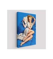 Gil Elvgren Pin-up Aşk Mektubu Duvar Tablosu-6449