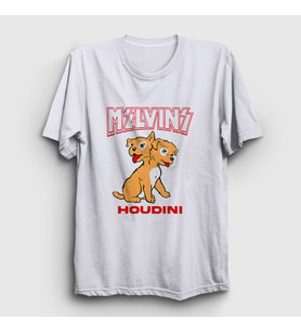 Presmono Unisex Beyaz Houdini Melvins T-Shirt 447508tt (Beyaz)