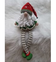 Noel Baba Ely Amigurumi Organik Oyuncak